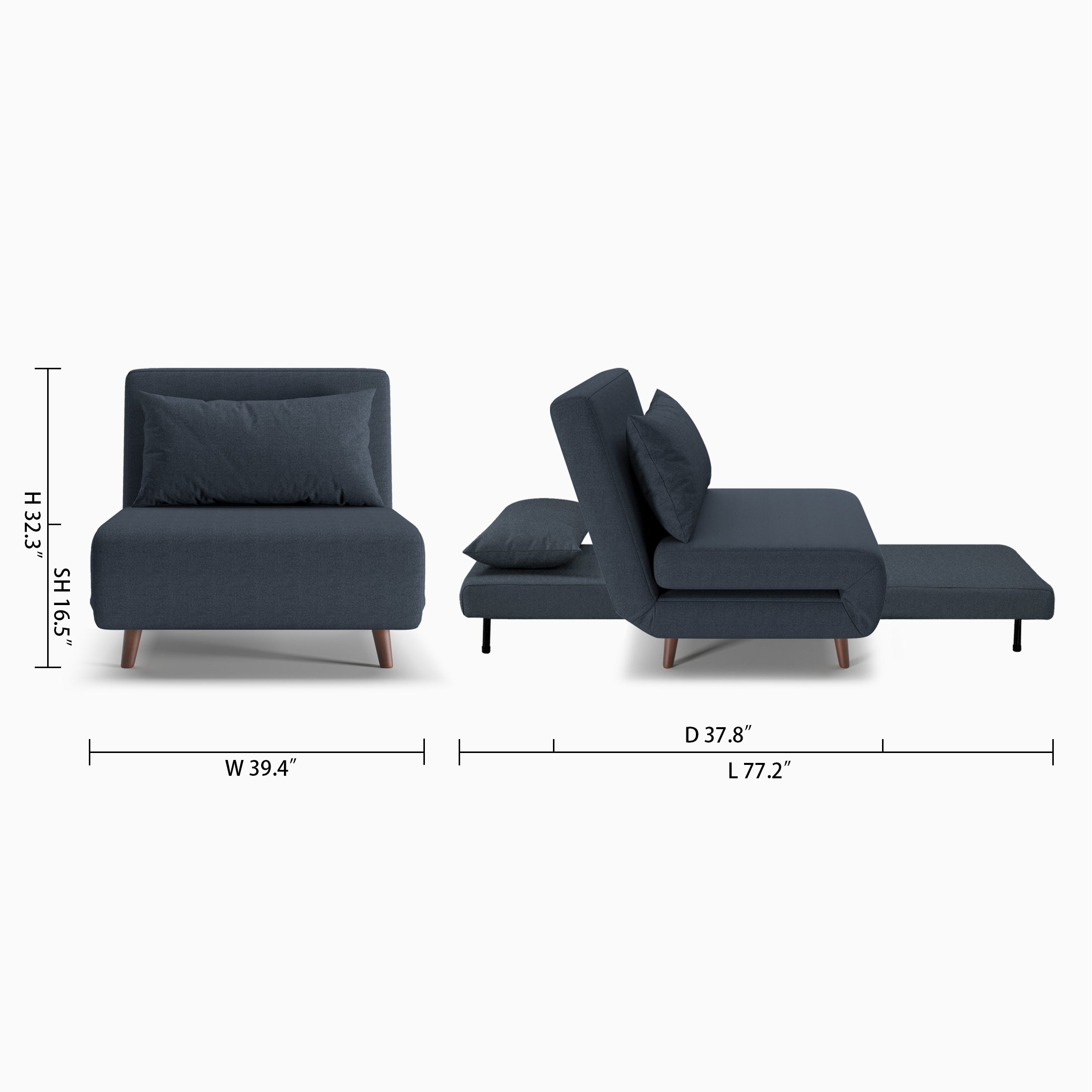 Tustin 40" Convertible Chair