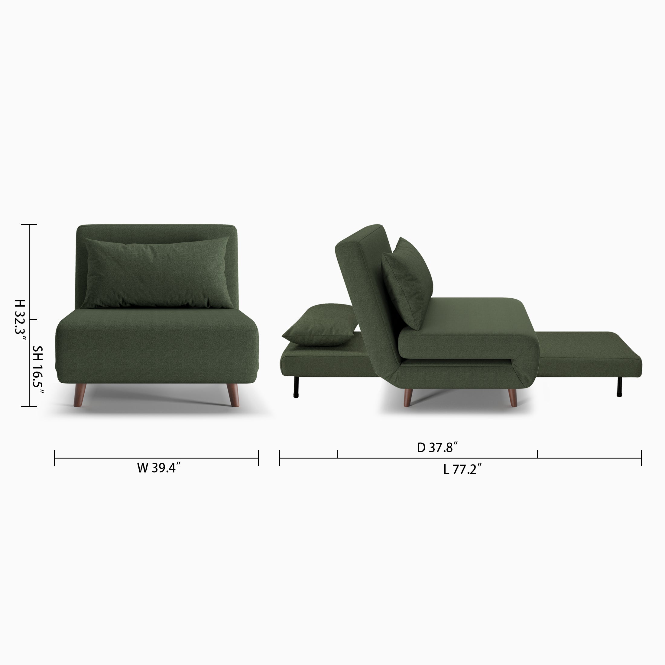 Tustin 40" Convertible Chair