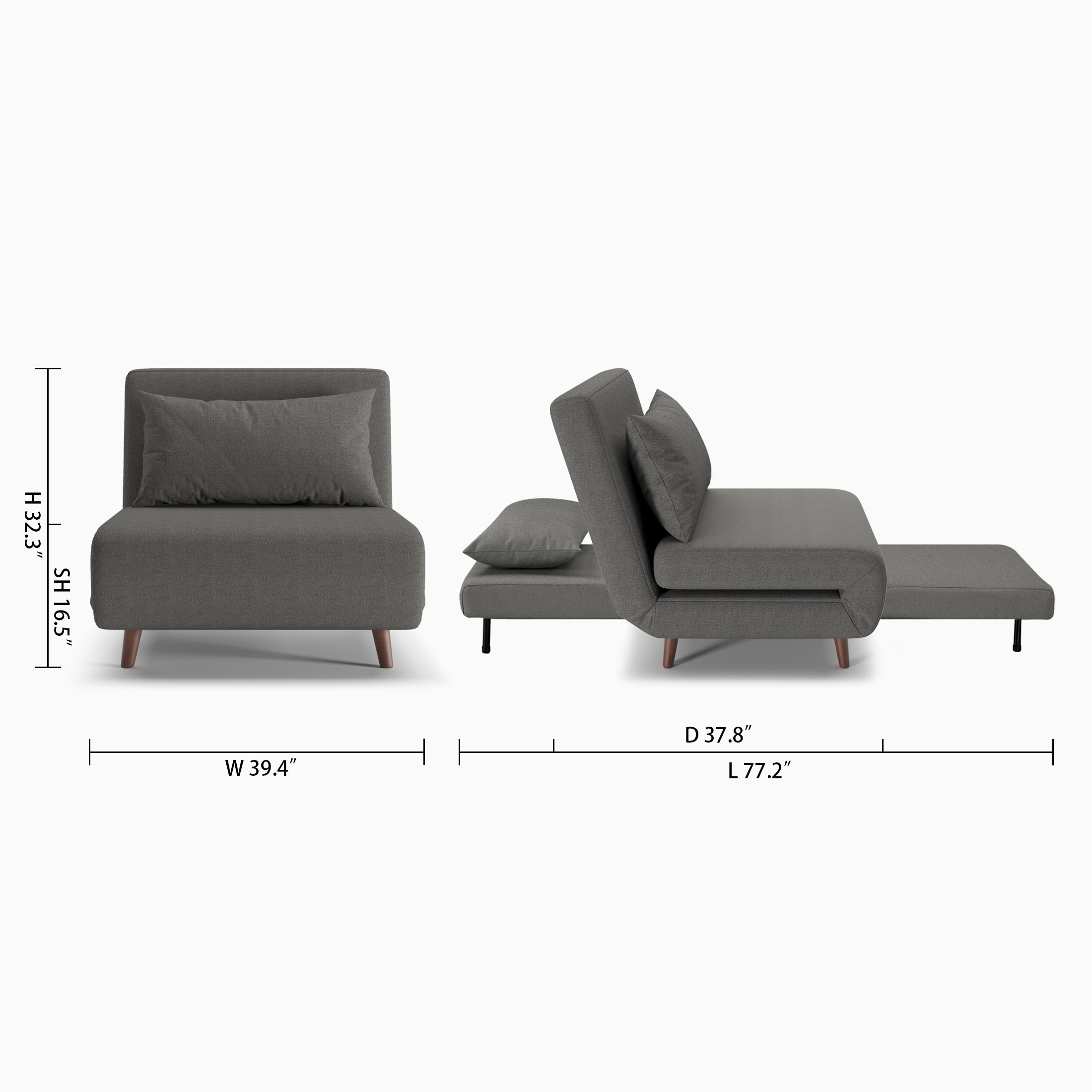 Tustin 40" Convertible Chair