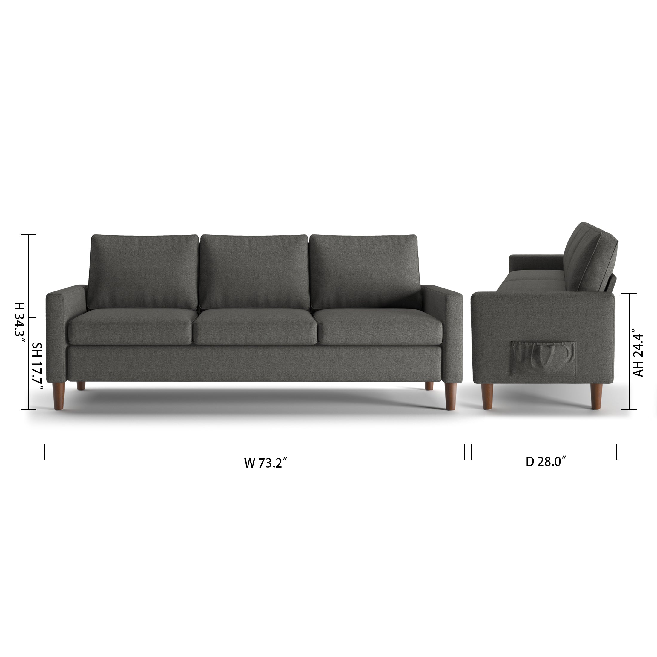 Stowaway Storage 3-Seater Sofa