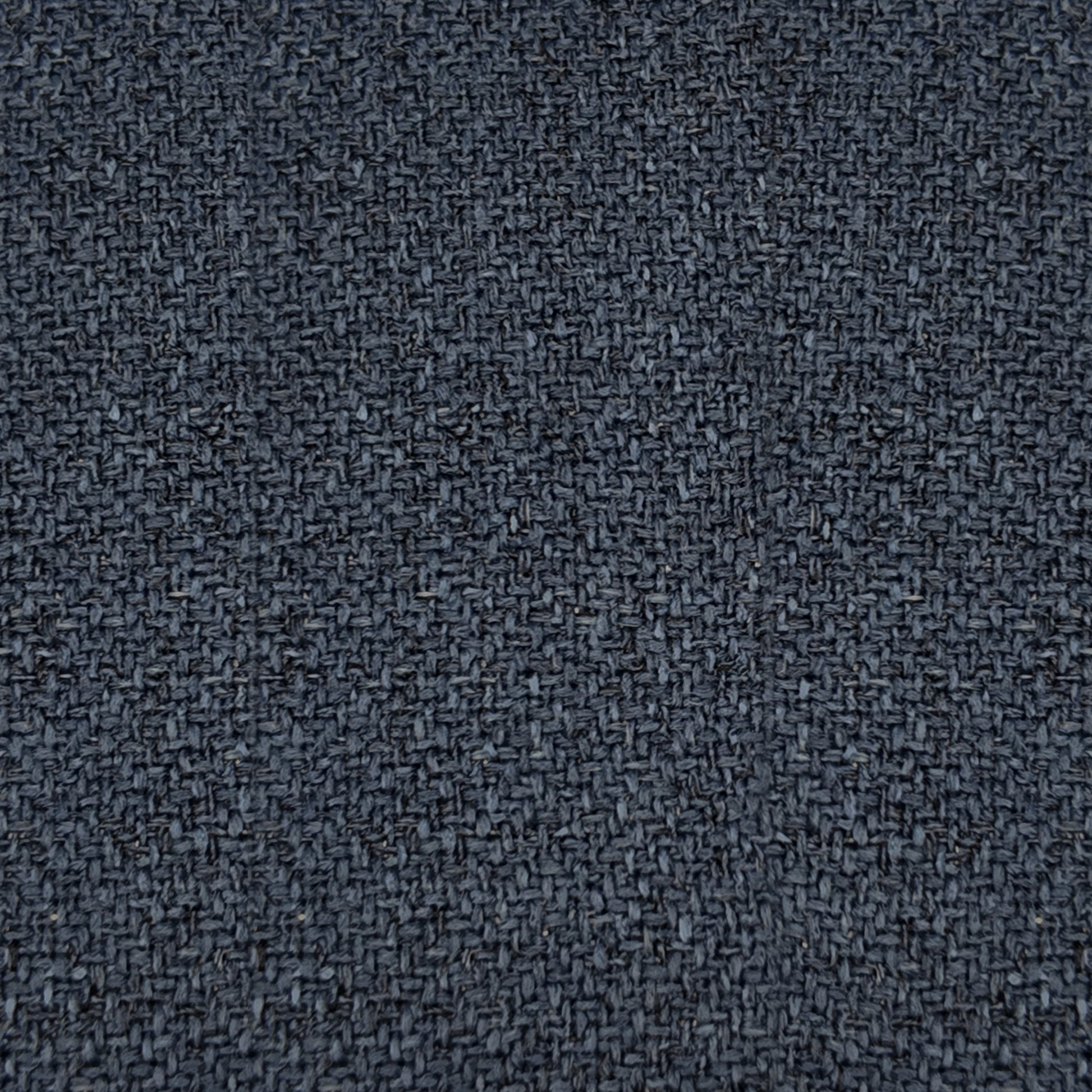 Metro Loveseat in Navy Blue featuring a close-up of the dark navy upholstery with a tightly textured weave of blue and charcoal-colored fibers