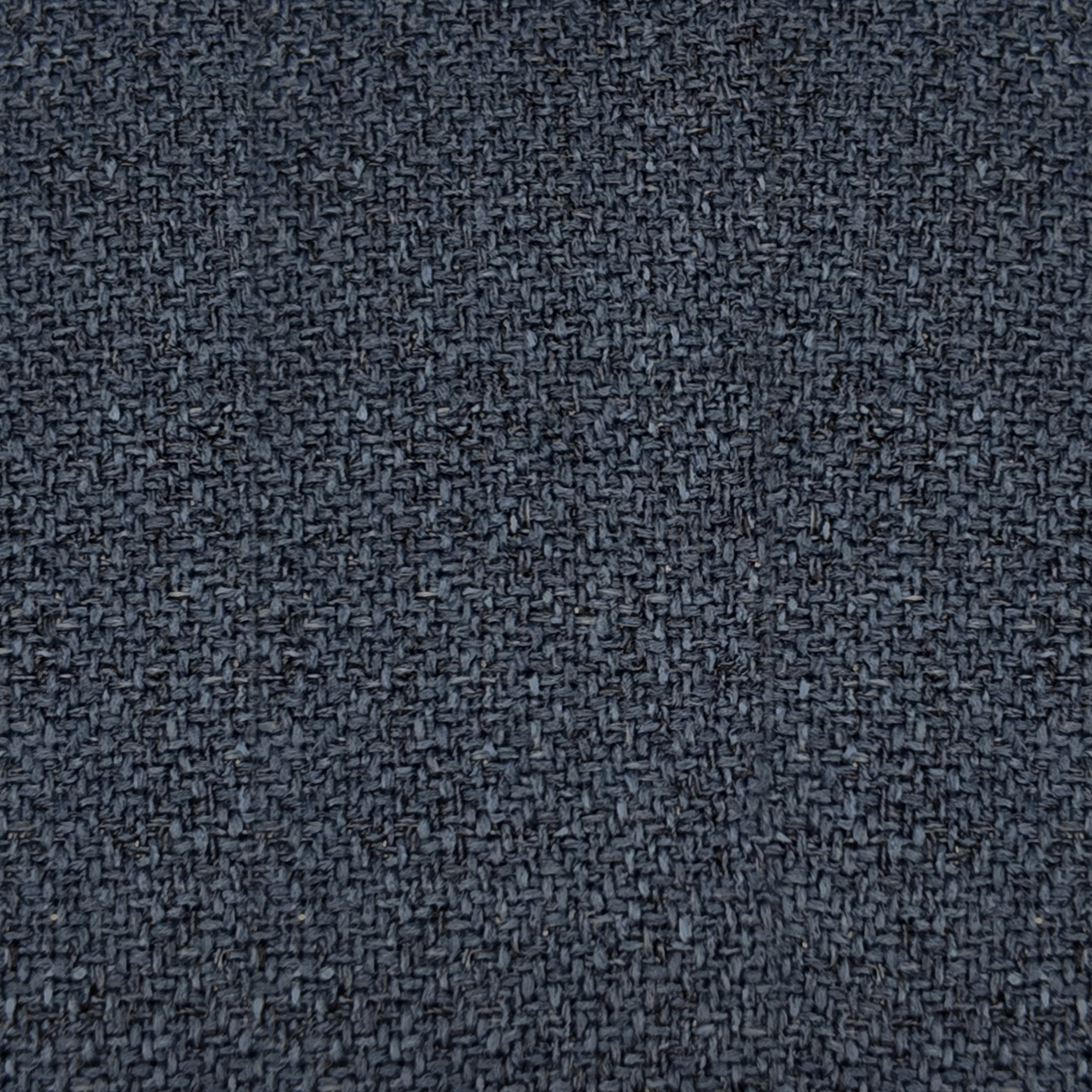 Metro Loveseat in Navy Blue featuring a close-up of the dark navy upholstery with a tightly textured weave of blue and charcoal-colored fibers