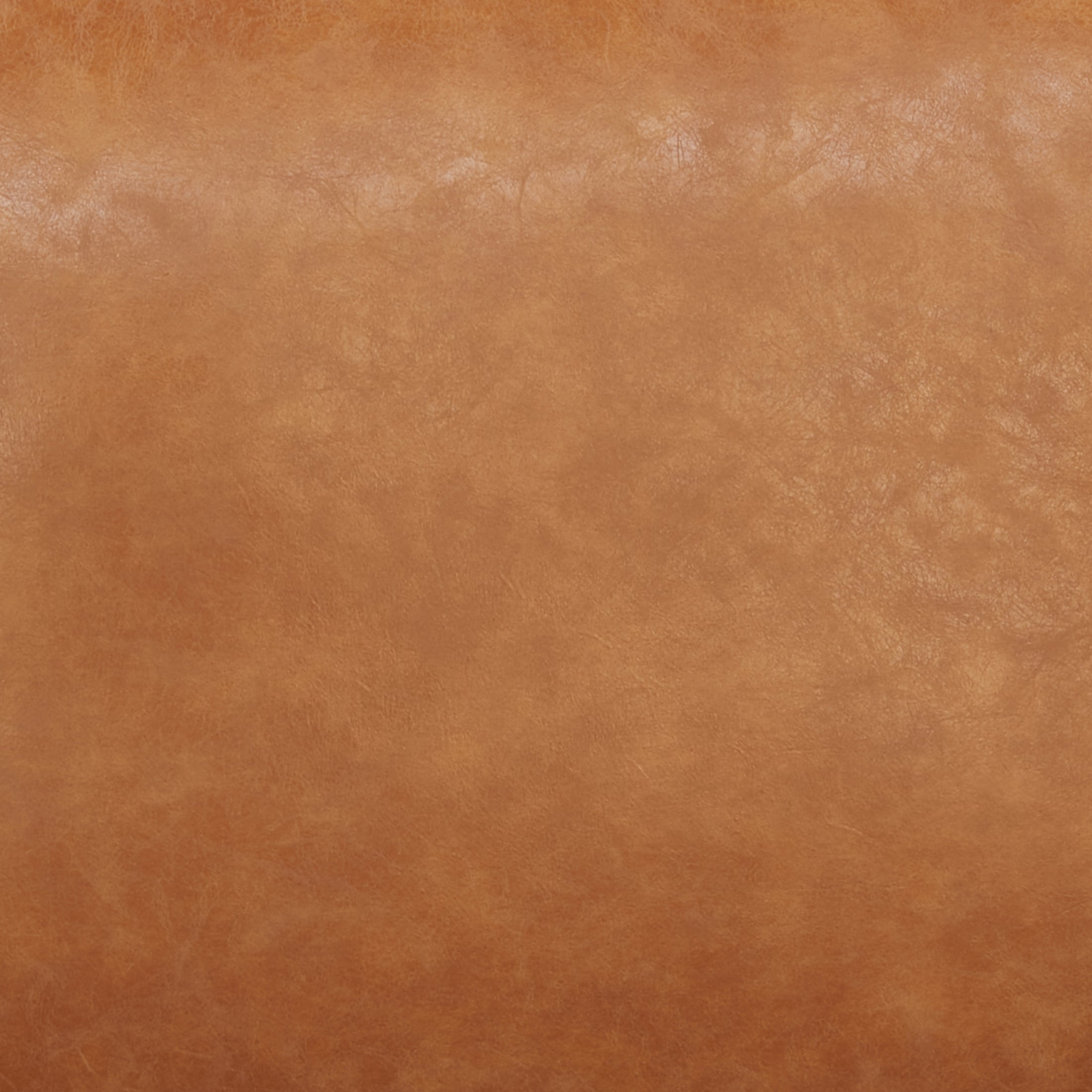 Orlando Loveseat in Faux Leather Camel featuring a close-up of the camel faux leather upholstery with subtle tonal variation and a lightly distressed surface.