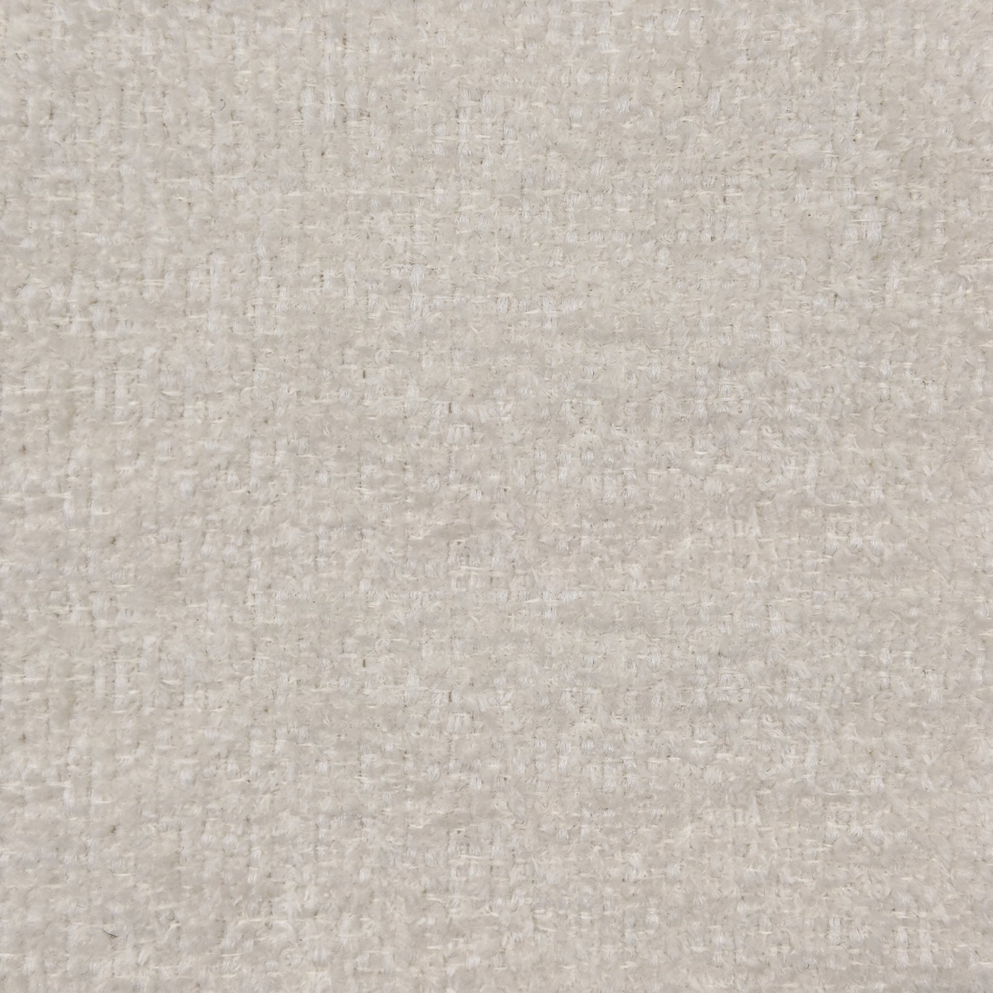 Hollywood Loveseat in Ivory featuring a close-up of the ivory upholstery with a textured woven surface and subtle variations in the fabric fibers