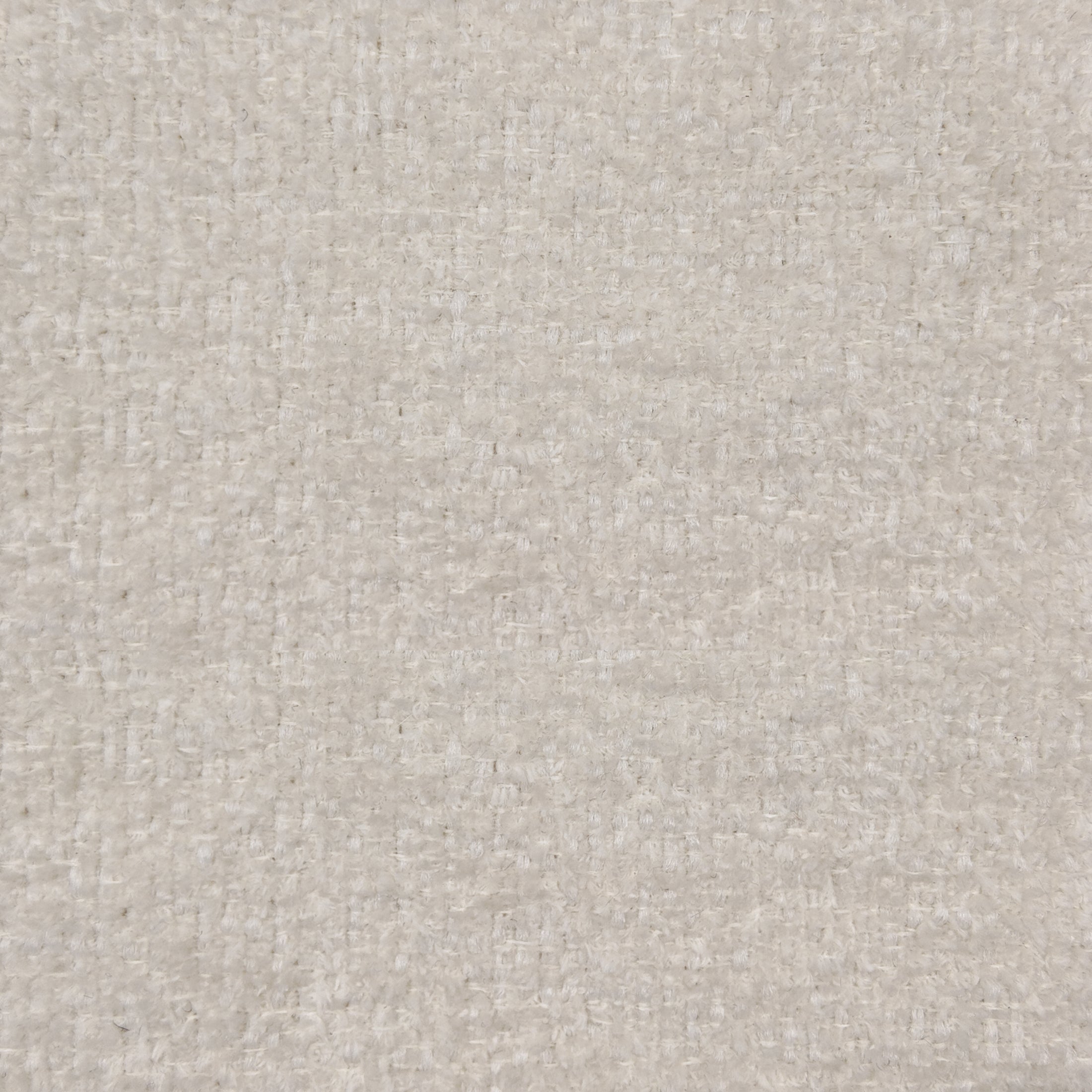Hollywood Loveseat in Ivory featuring a close-up of the ivory upholstery with a textured woven surface and subtle variations in the fabric fibers