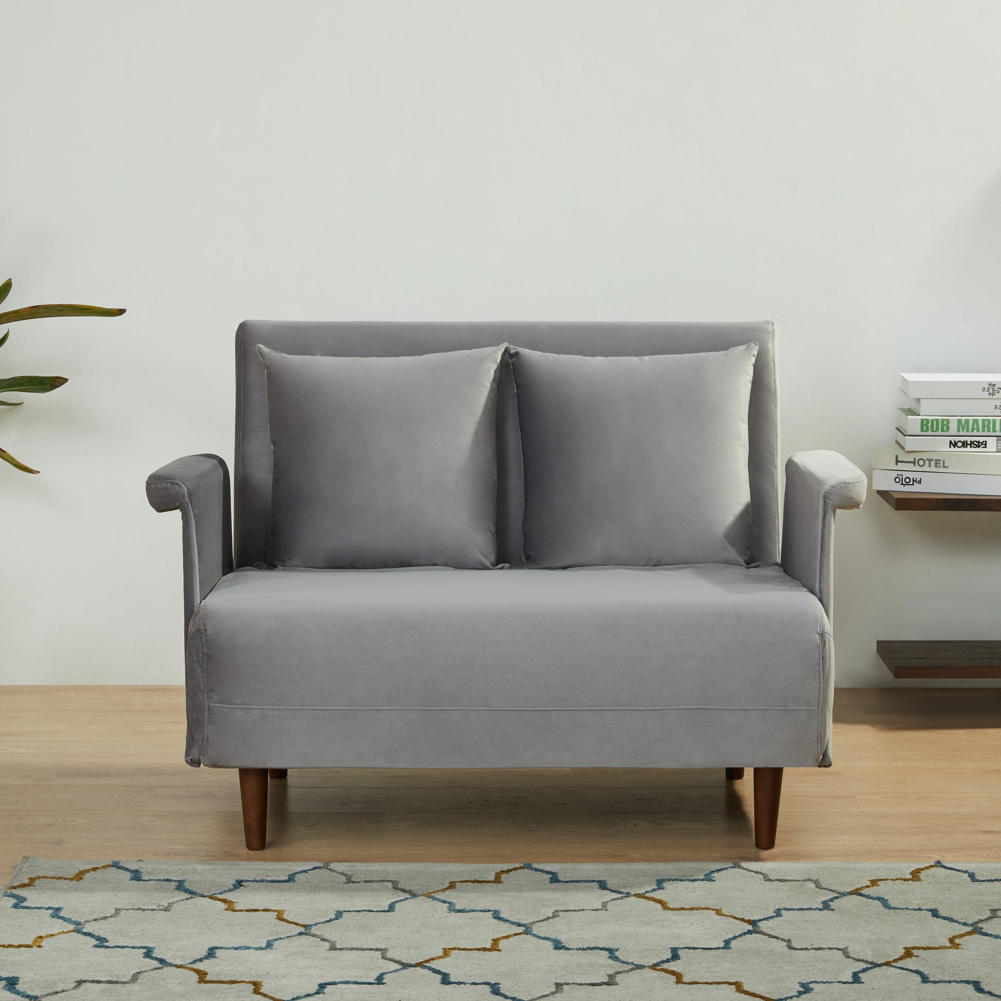 Boston convertible chair in a modern apartment living room