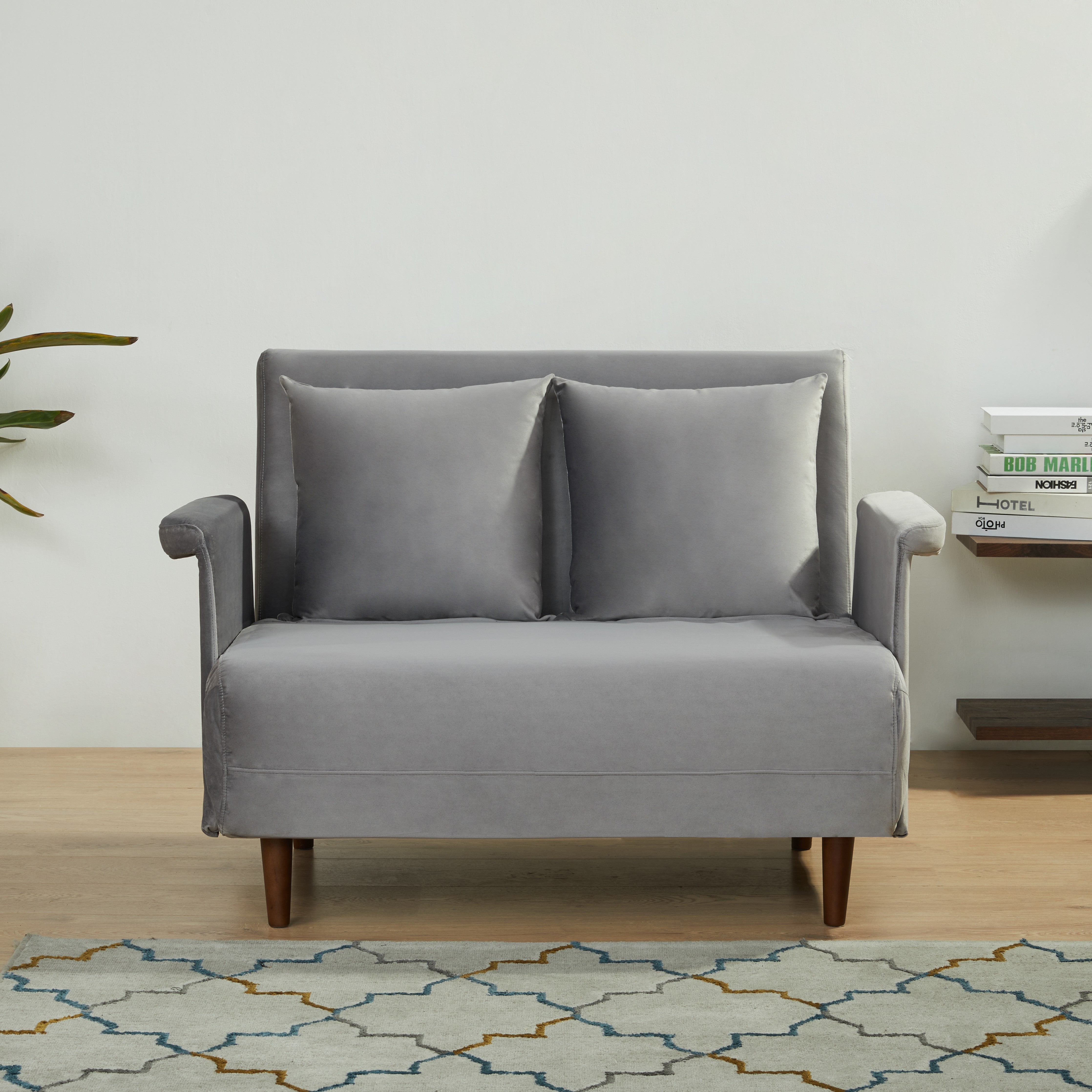 Boston convertible chair in a modern apartment living room